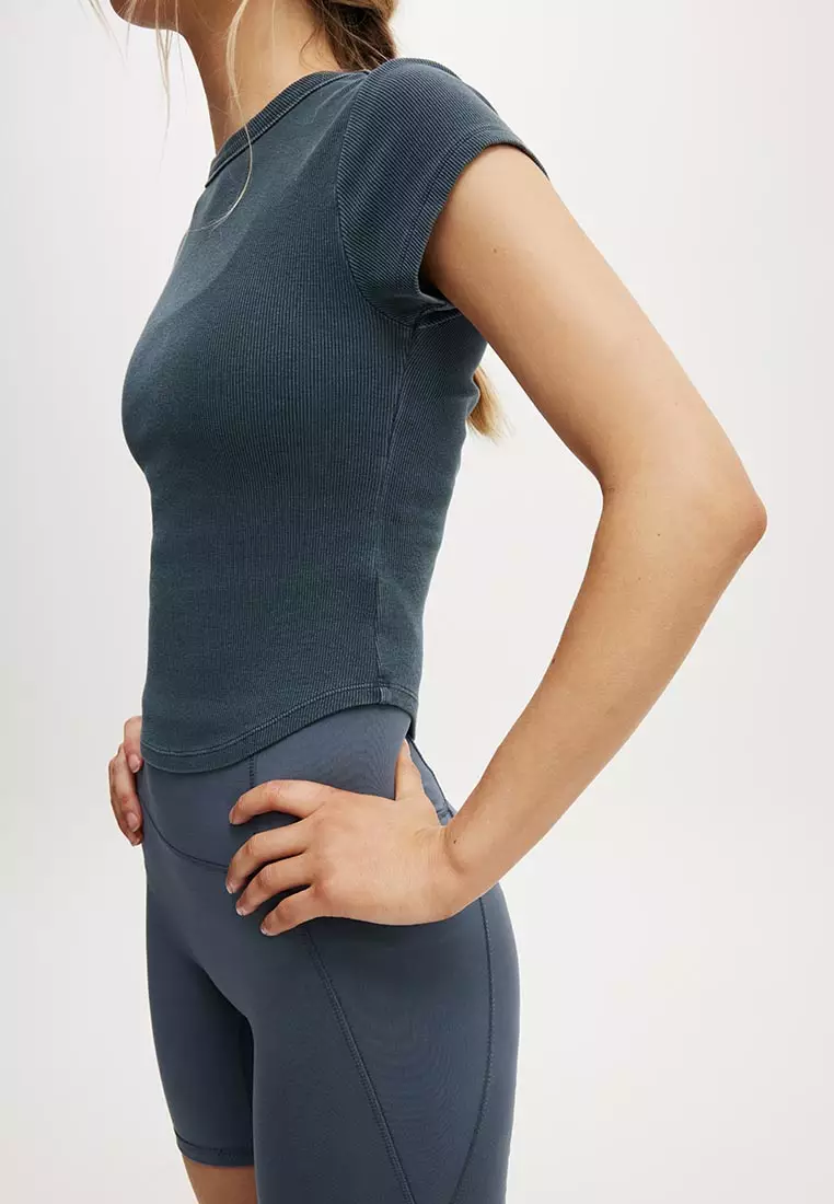 Active Curved Hem Baby Tee