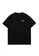 Twenty Eight Shoes black VANSA Spray-dyed Rainbow Print Short-sleeved T-shirt VCM-T1563 01C66AAA1ED1EEGS_2