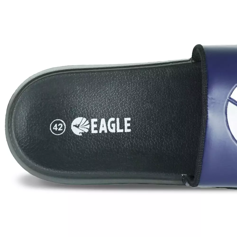 Eagle Onyx Sendal Sehari-Hari - HITAM/BIRUTUA/PERAK