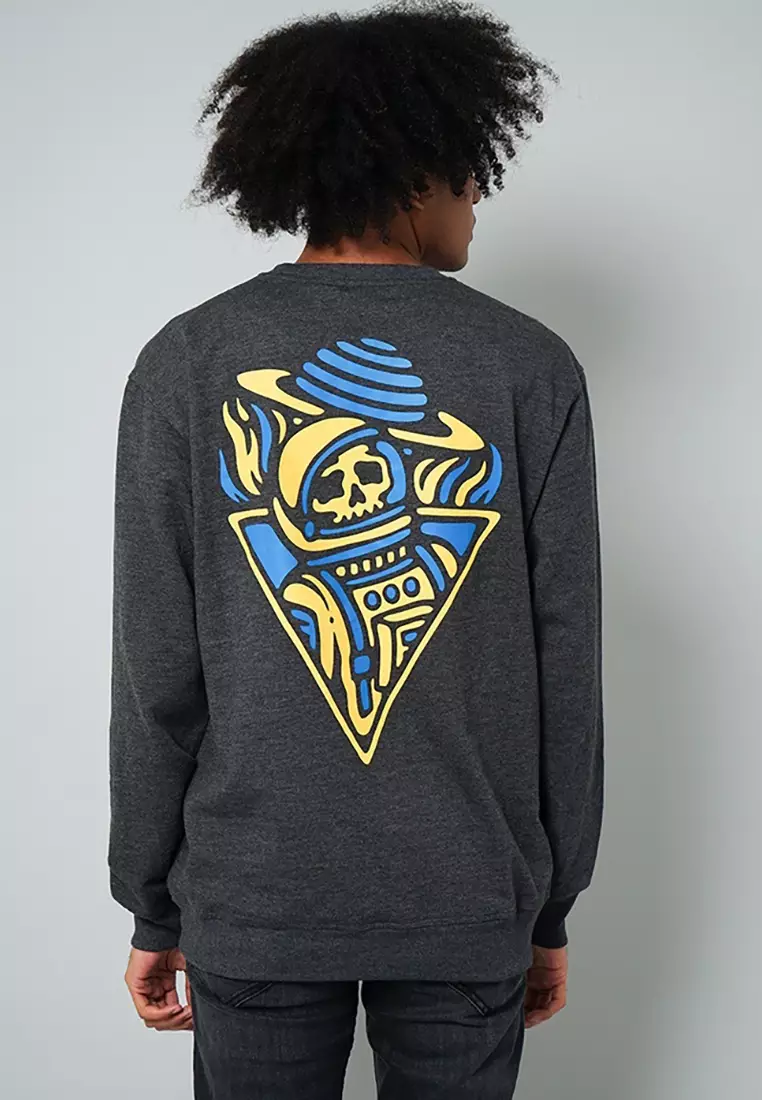 LGS Street - Generation Exodus - Sweatshirt - Streetwear - Abu gelap - Unisex - SW.10.H008.005