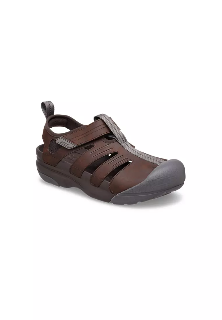 Discount on Crocs  shoes - SKU: Men's Yukon Fisherman in Espresso