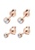 ELLI GERMANY white Earrings Rose Gold Plated Crystal EL474AC13PPMMY_3