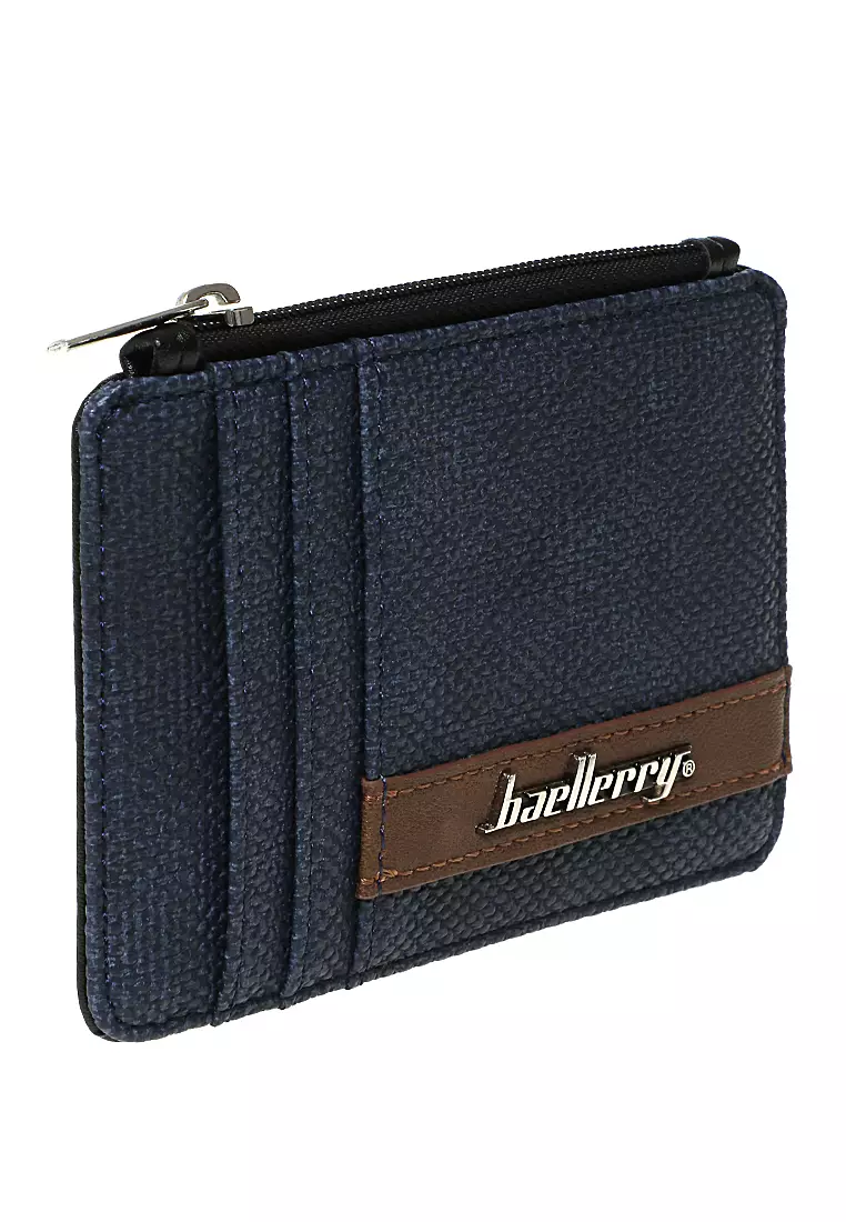 Card Wallet Dompet Kartu Pria Simple Design Material Leather Kulit ORIGINAL