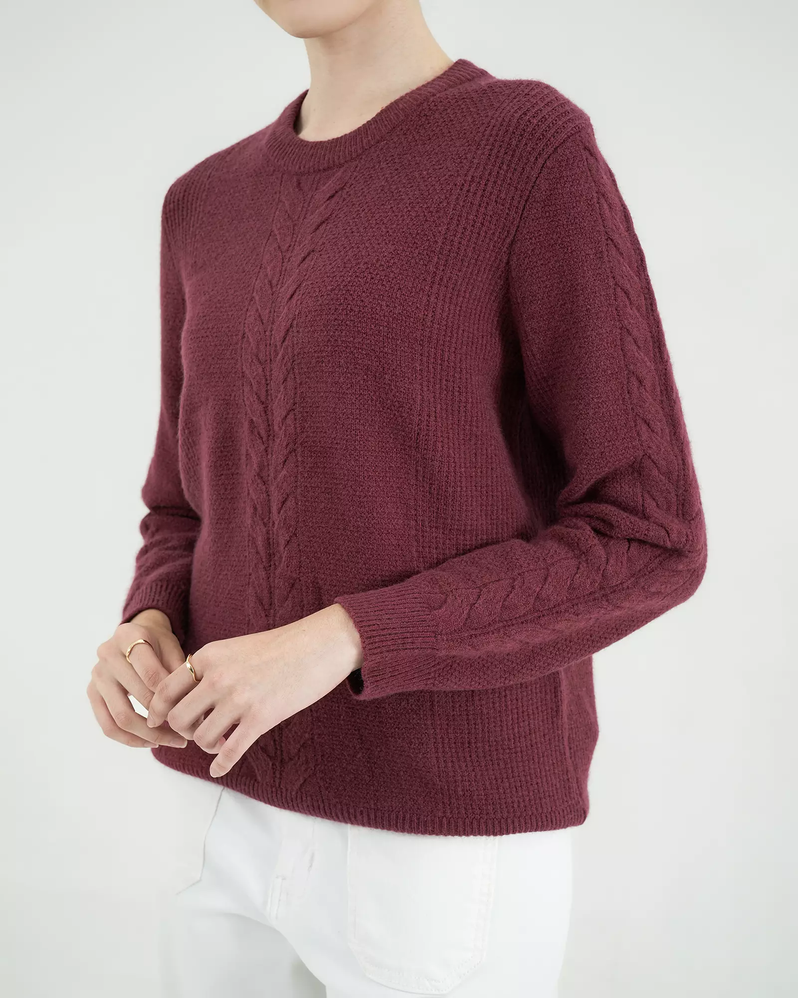 Geulis.id SANIELA KNIT - Burgundy