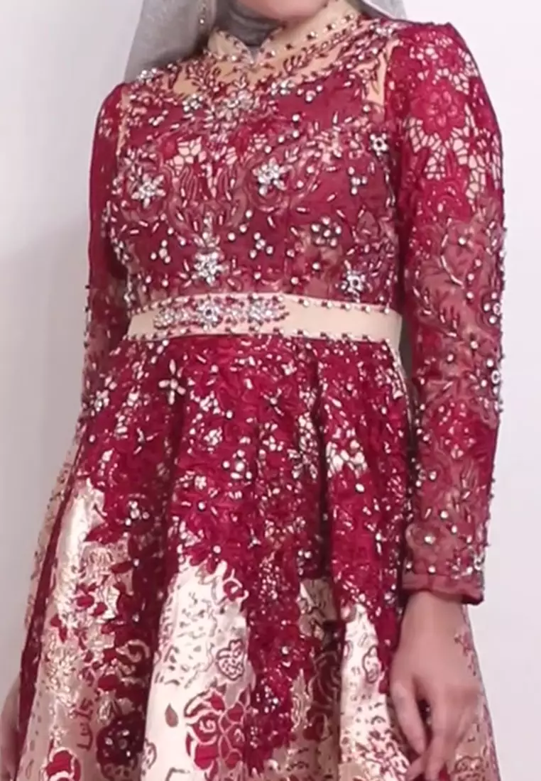 Bibiq Gamis Jacquard Brokat