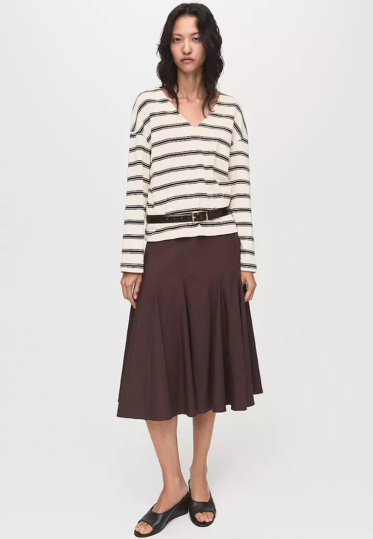 Striped Cotton-Blend Sweatshirt