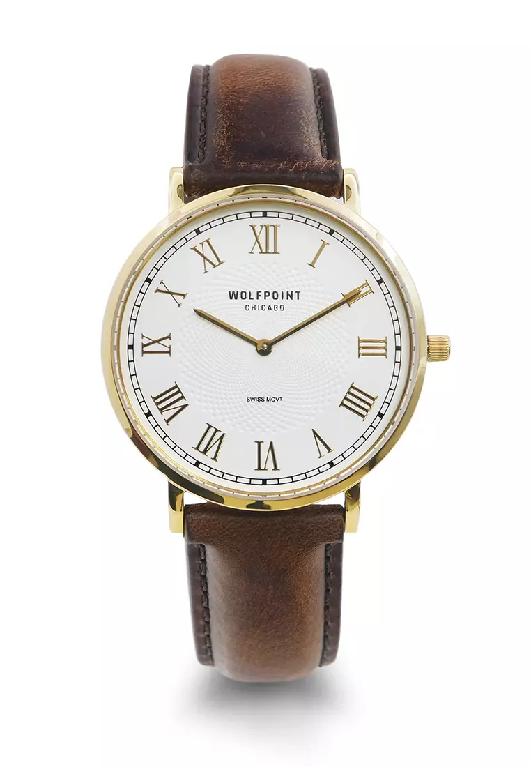 White best sale dress watch