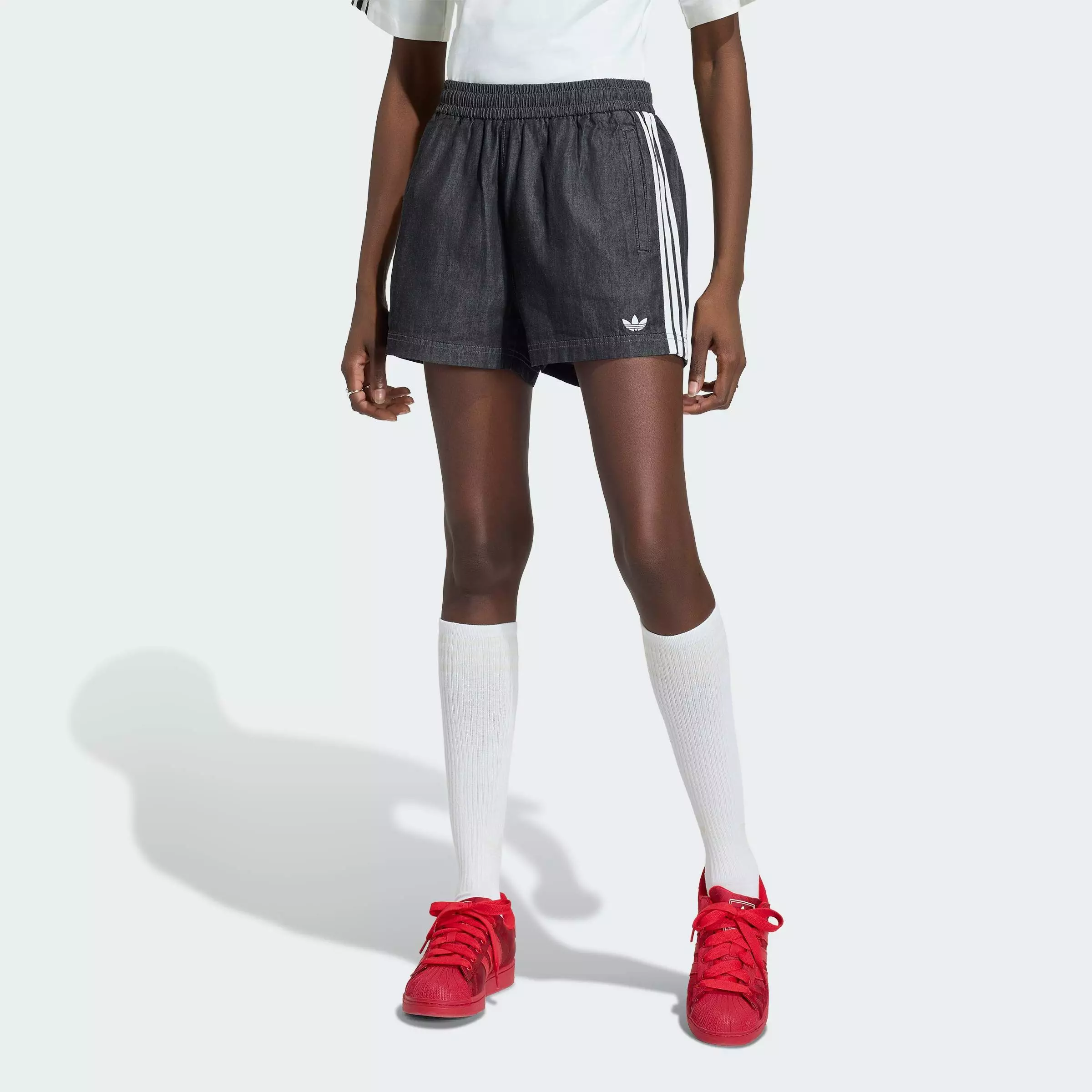 Buy ADIDAS Lifestyle ORIGINALS SUMMER GLOW DENIM SHORTS Women