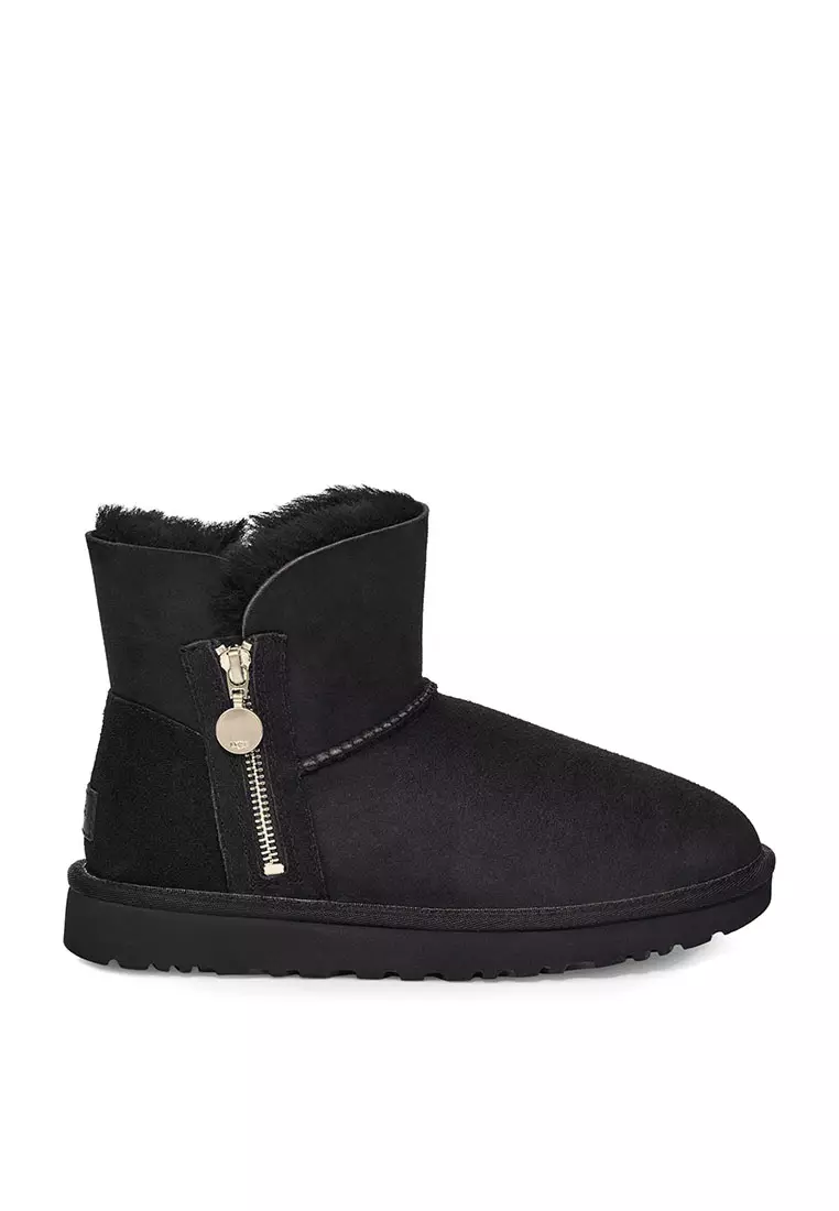 Discount on Ugg  shoes - SKU: Ugg Women's Bailey Zip Mini Boot - Black (1112481-Blk)
