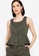 ZALORA WORK green Ruched Detail Skirt 85D55AA0EBF151GS_3