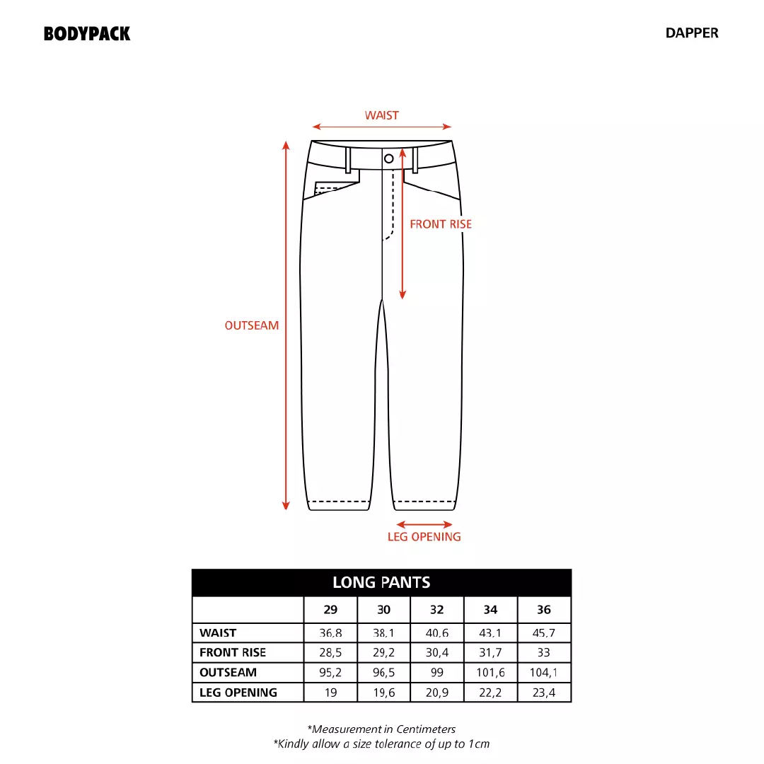 Bodypack Dapper Regular Fit Pants Celana Panjang  -  Dark Grey