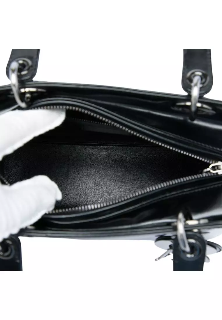 Pre-Loved Dior Medium Patent Lady Dior