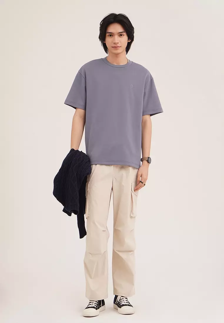 Relaxed Fit T-Shirt With PS Embroidery