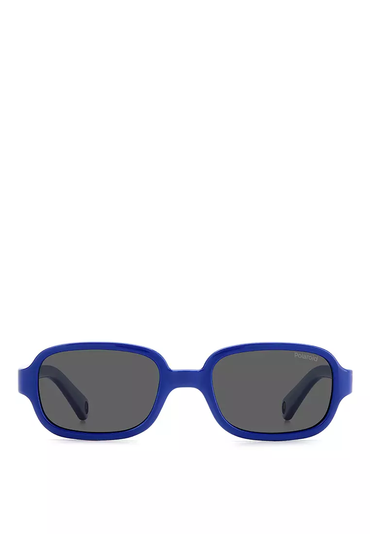 Polaroid Kids Sunglasses PLD K003/S-PJP-M9, RECTANGULAR Shape with BLUE Color