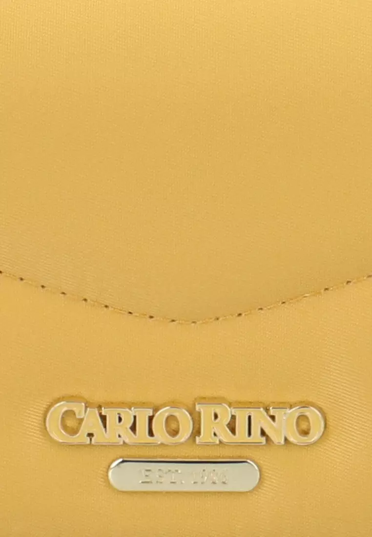 Cuddly Nylon Short Wallet - Dark Yellow