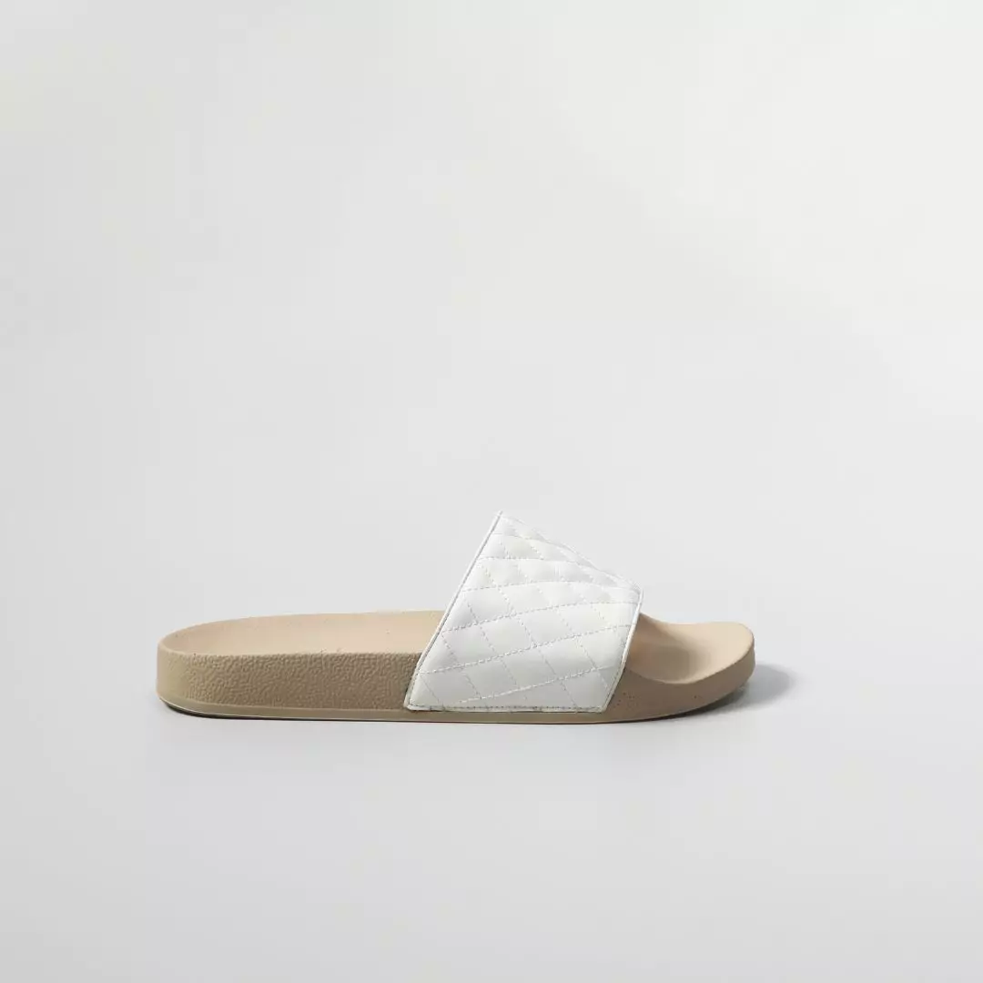 Cogen Sandal Pria Sendal Slide Slipper Selop Sandals Original Creme Series - White