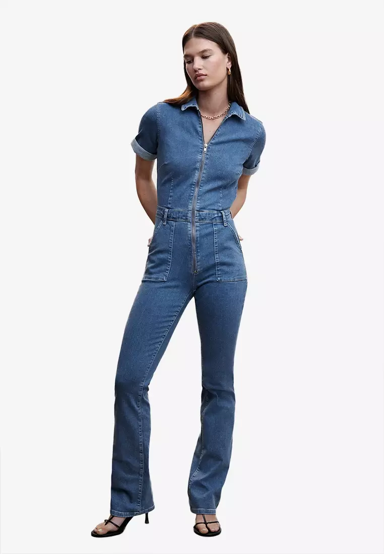 Mango new arrivals corduroy jumpsuit