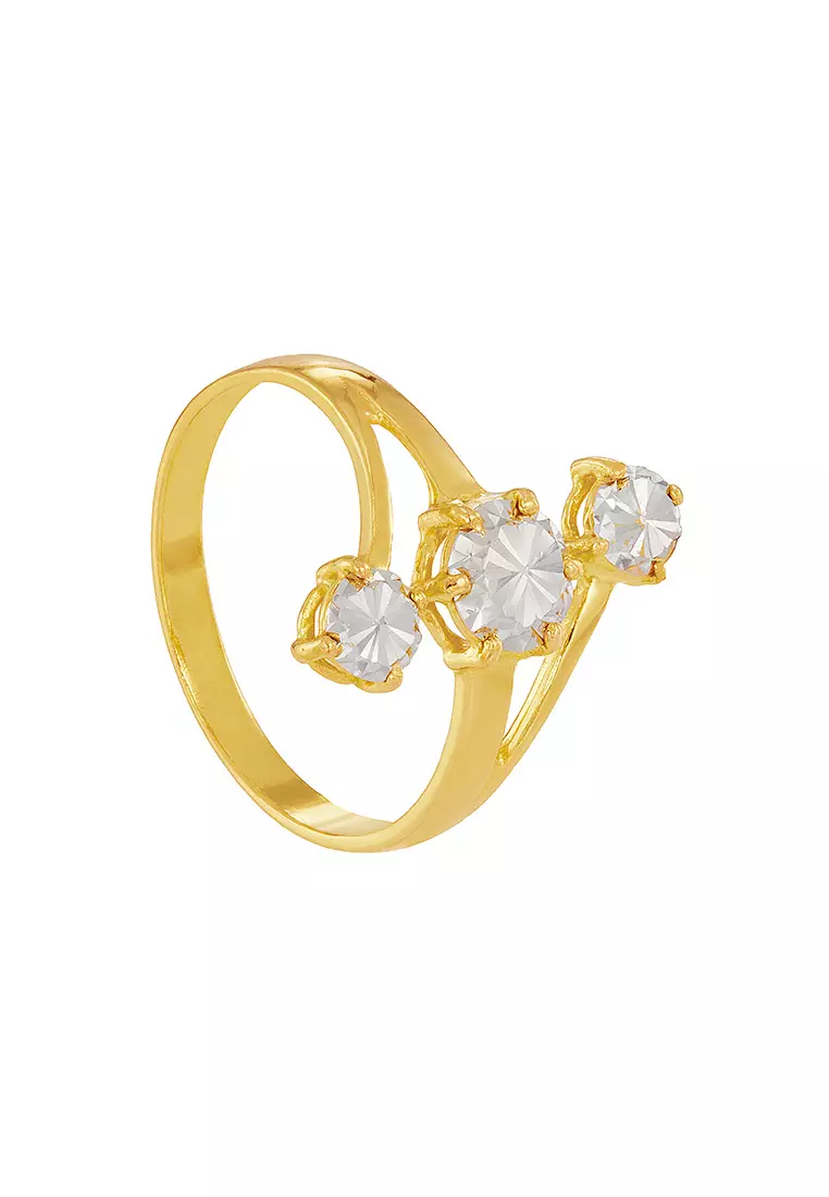 HABIB 916/22K Yellow and White Gold Ring 6200127YW