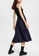 ESPRIT navy ESPRIT Pleated skirt with belt BF86AAA1C9F736GS_2