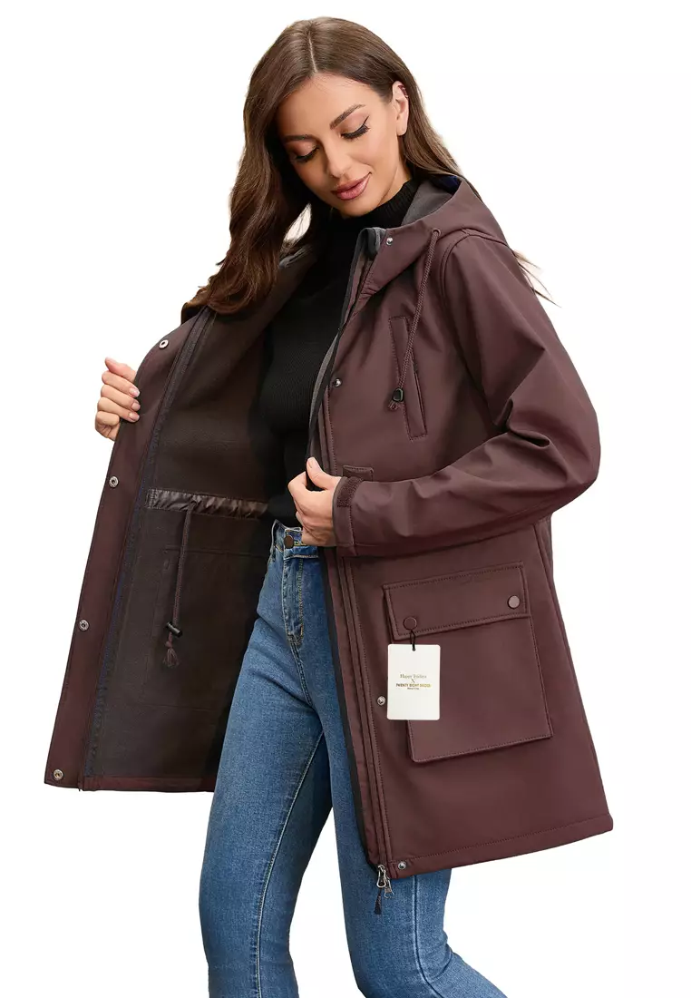 Waterproof Hood Trench Coat AD-M25F598
