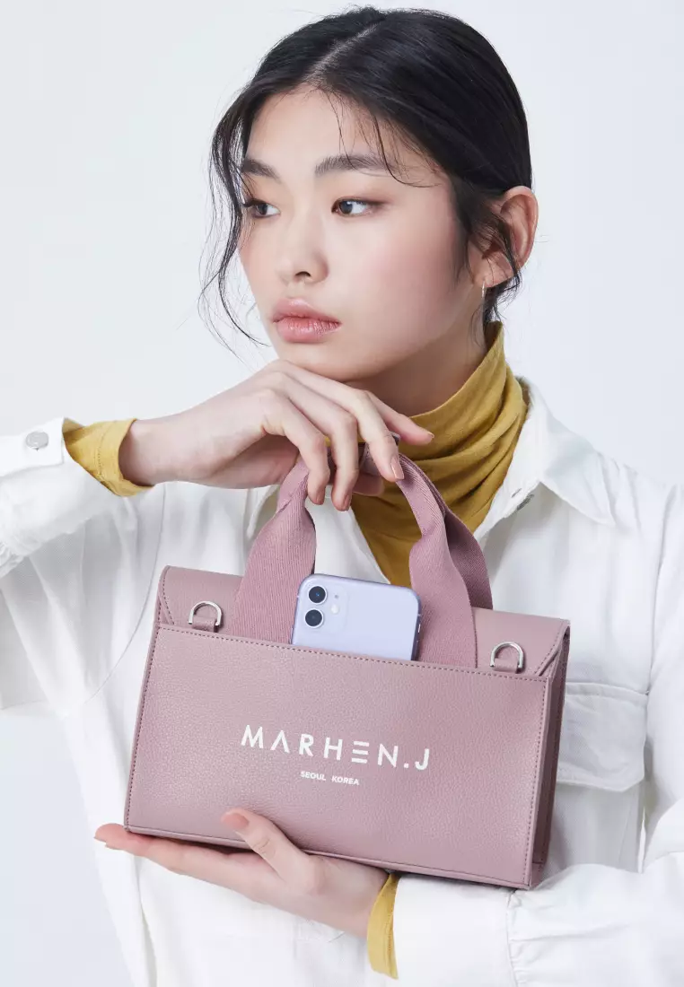 LUDY Vegan Leather Crossbody Bag Indi Pink