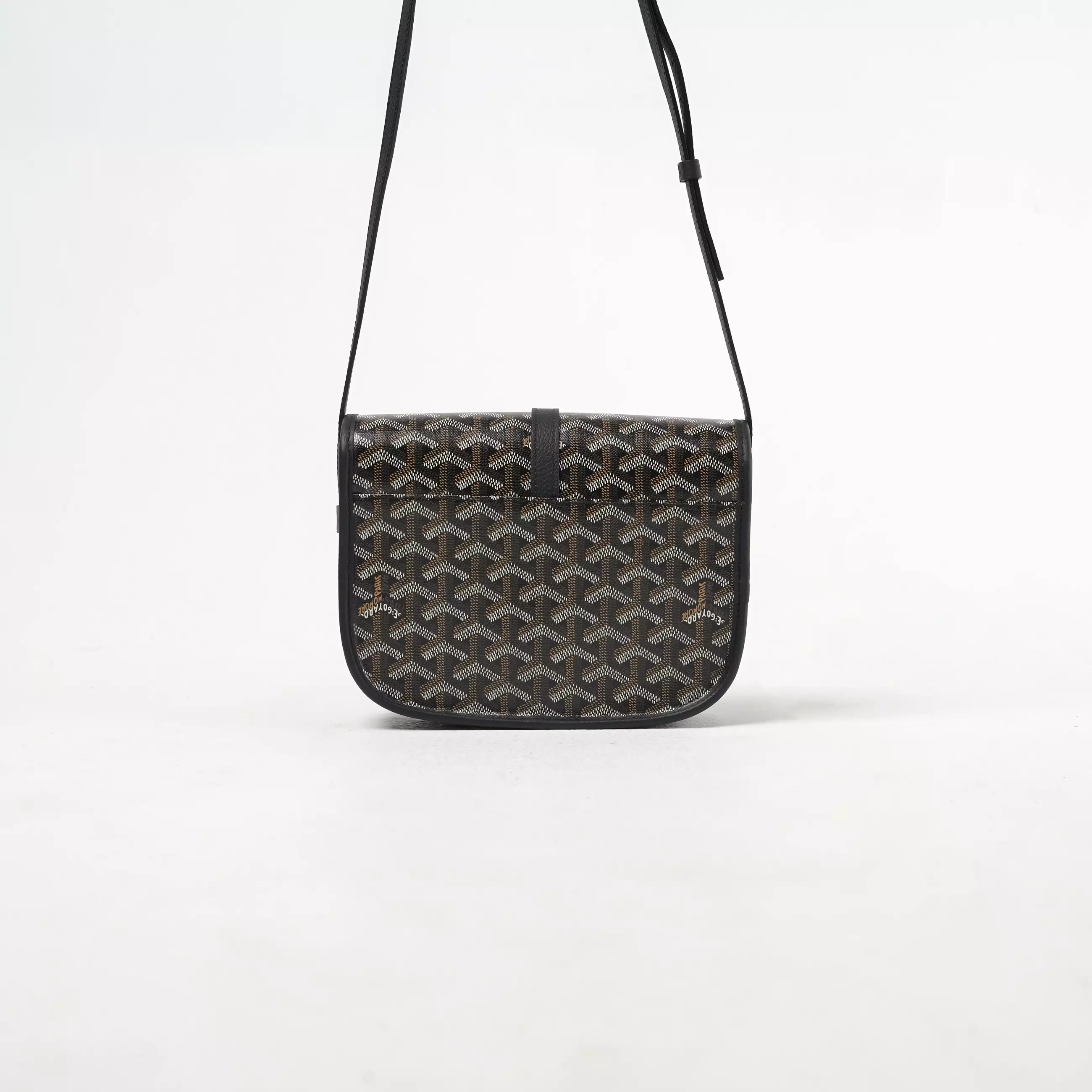 Tas GOYARD BELVEDERE BLACK SHOULDER BAG 100% ORIGINAL