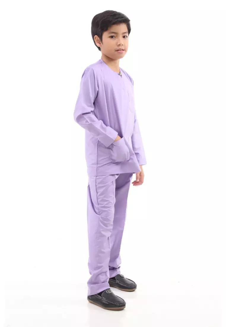 Baju Melayu Moden Teluk Belanga For Kids