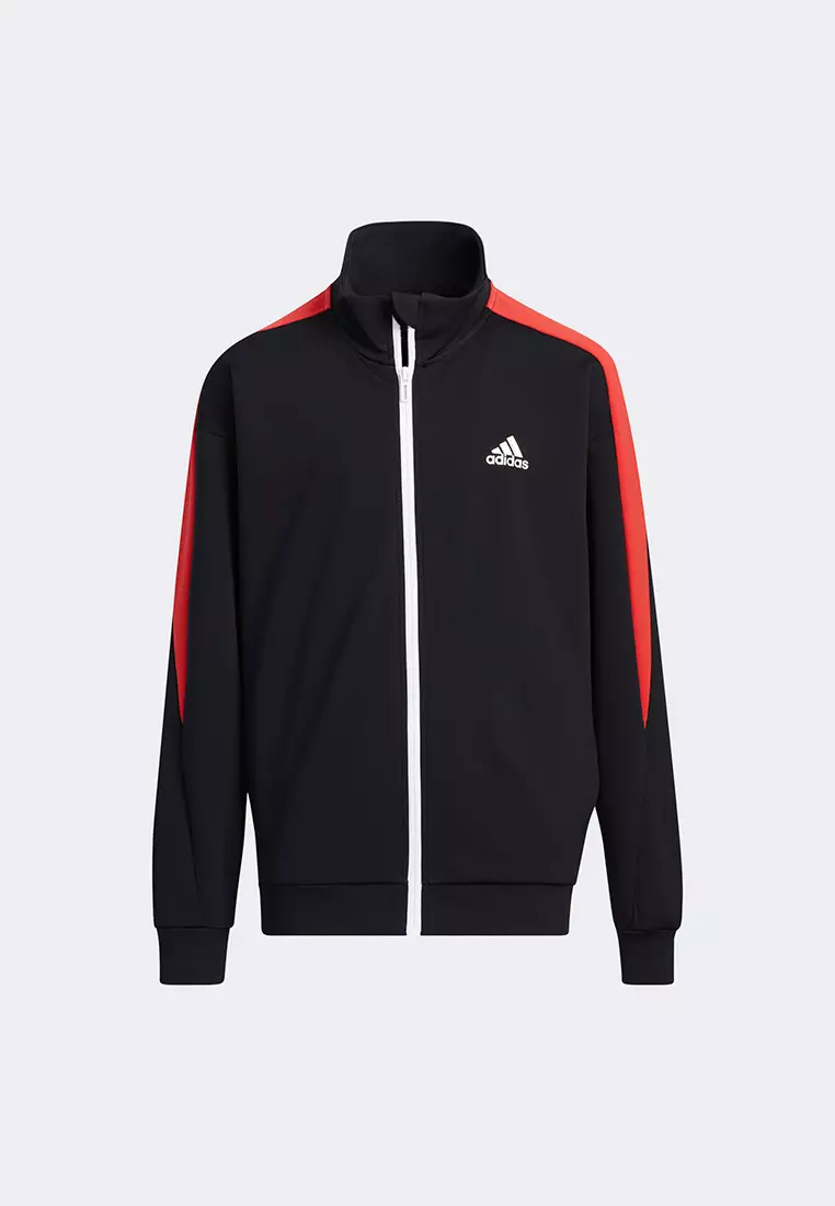 Adidas knitted track top top
