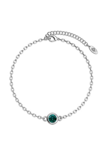 Jual Her Jewellery Birth Stone Bracelet White Gold Gelang Crystal Swarovski By Her Jewellery Original Zalora Indonesia
