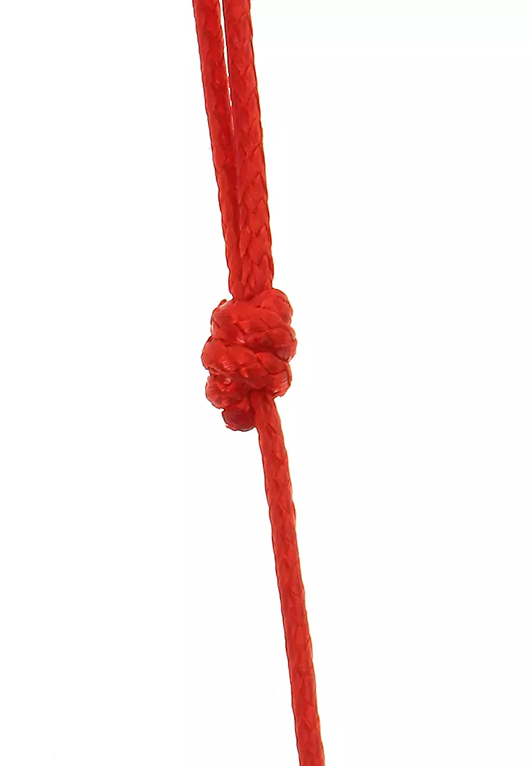 Bembs Necklace Aksesoris Pria Motif Jade Material Giok ORIGINAL - Green Red