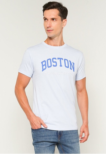 LC WAIKIKI blue Xside Printed Combed Cotton Men T-Shirt 58BF8AA5B10E7DGS_1