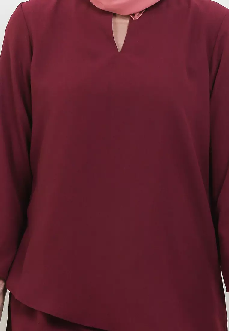 Havia Assymetrical Top In Purple