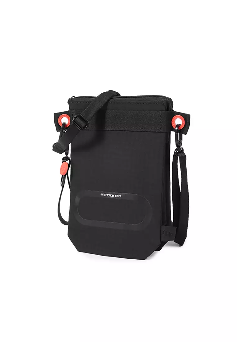 Hedgren Otu | Unisex Vertical Crossover + RFID - Black