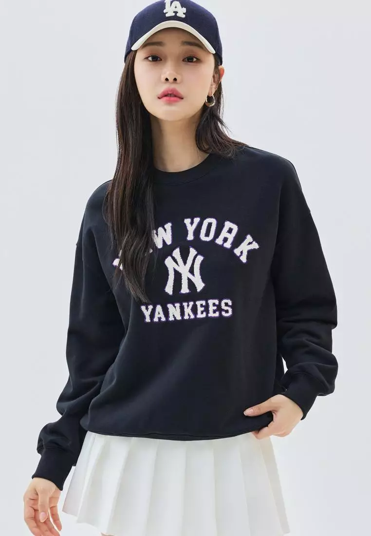 WOMEN VARSITY  OVER FIT SWEATSHIRTS NEW YORK YANKEES