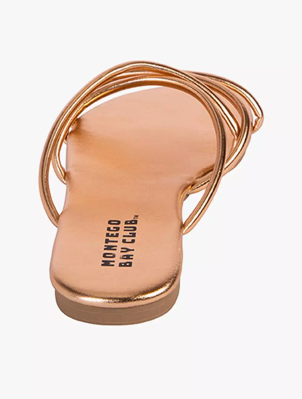 Payless Montego Bay Club Womens Chima Strappy Sandals - Rose Gold_05