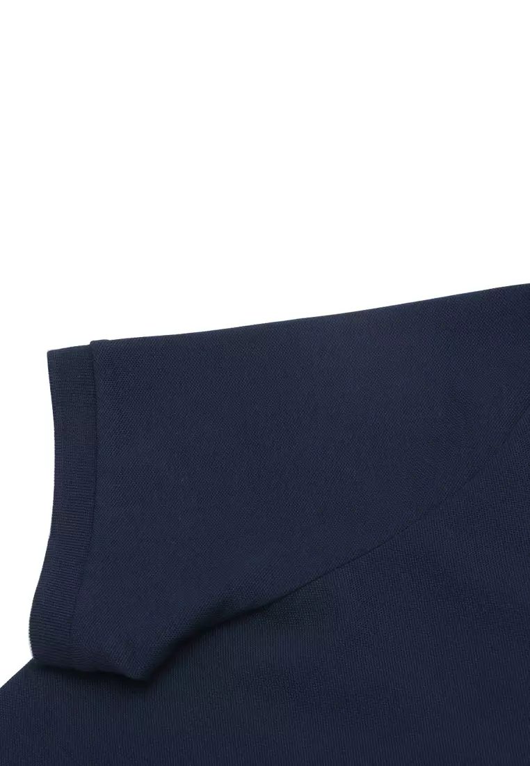 Men's Cotton Lycra Solid Polo