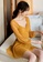 A-IN GIRLS yellow Sexy Gauze Big Backless One-Piece Swimsuit 36A99US91194FDGS_6