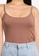 GAP beige Fitted Cami Top 07DE6AA5EE6BB0GS_2
