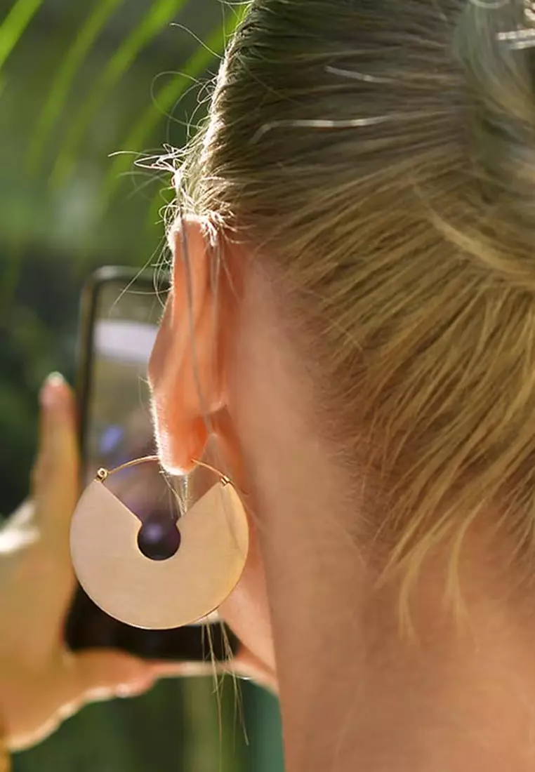 Grande Rose Gold Hoop Earrings