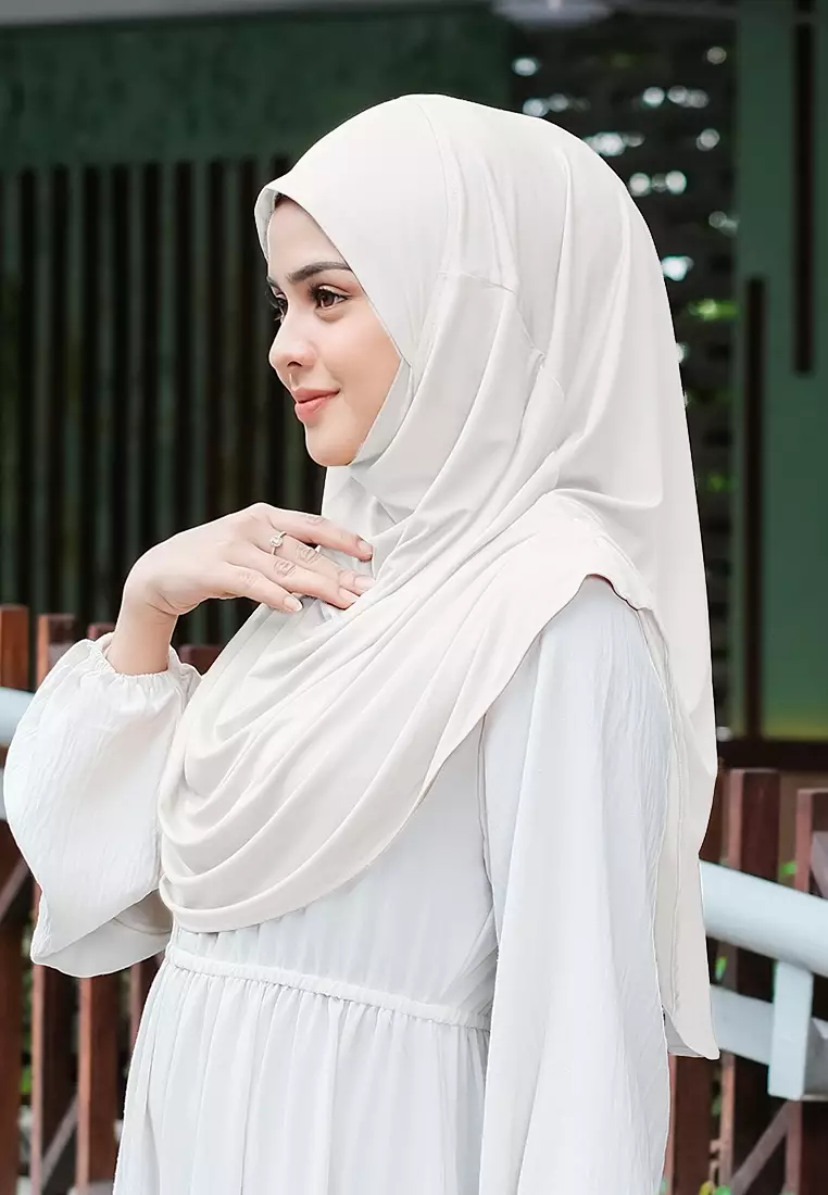 HIJAB INSTAN FATHIA - WHITE