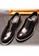 Twenty Eight Shoes black VANSA  Leather Slip-on Business Shoes VSM-F57B75 82042SHD2693E5GS_4