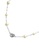 Grossé gold Grossé Tresor: rhodium plating, rhinestone, faux pearl necklace GJ24036 49657AC9A91F12GS_5