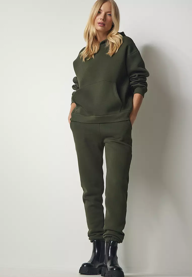 Hooded Fleece Tracksuit Set