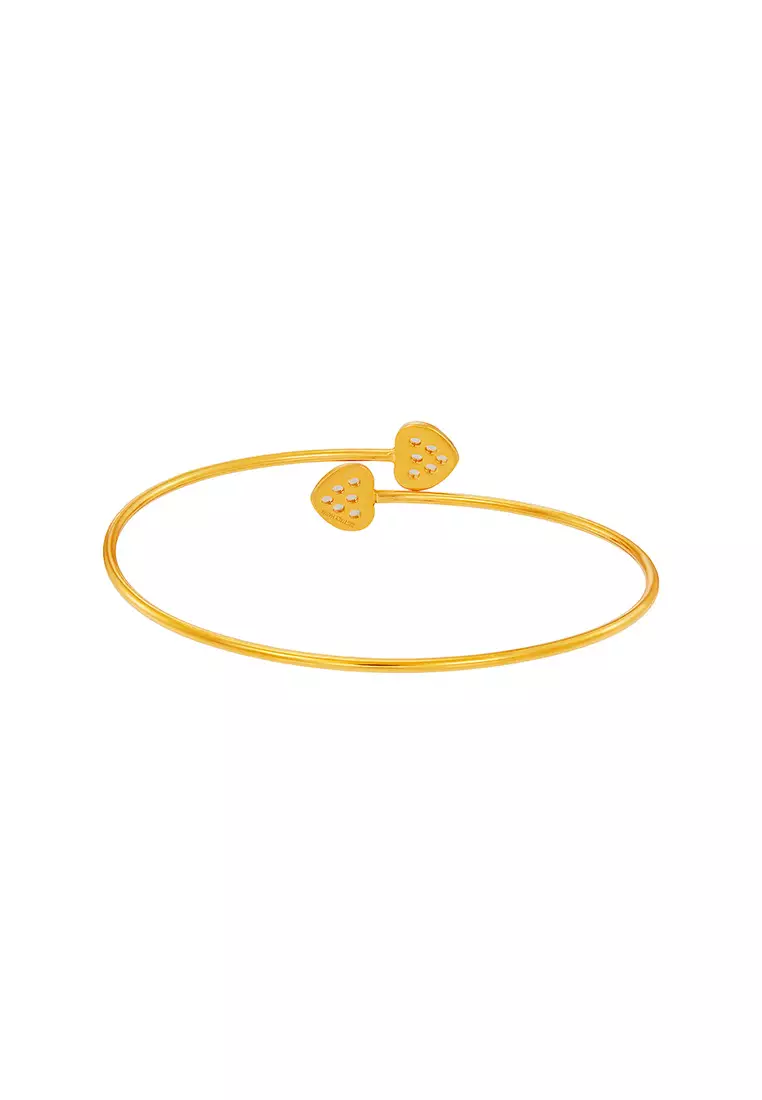 HABIB 925 Silver Bangle CJ-8-SCH5 DC-ST-W(A)