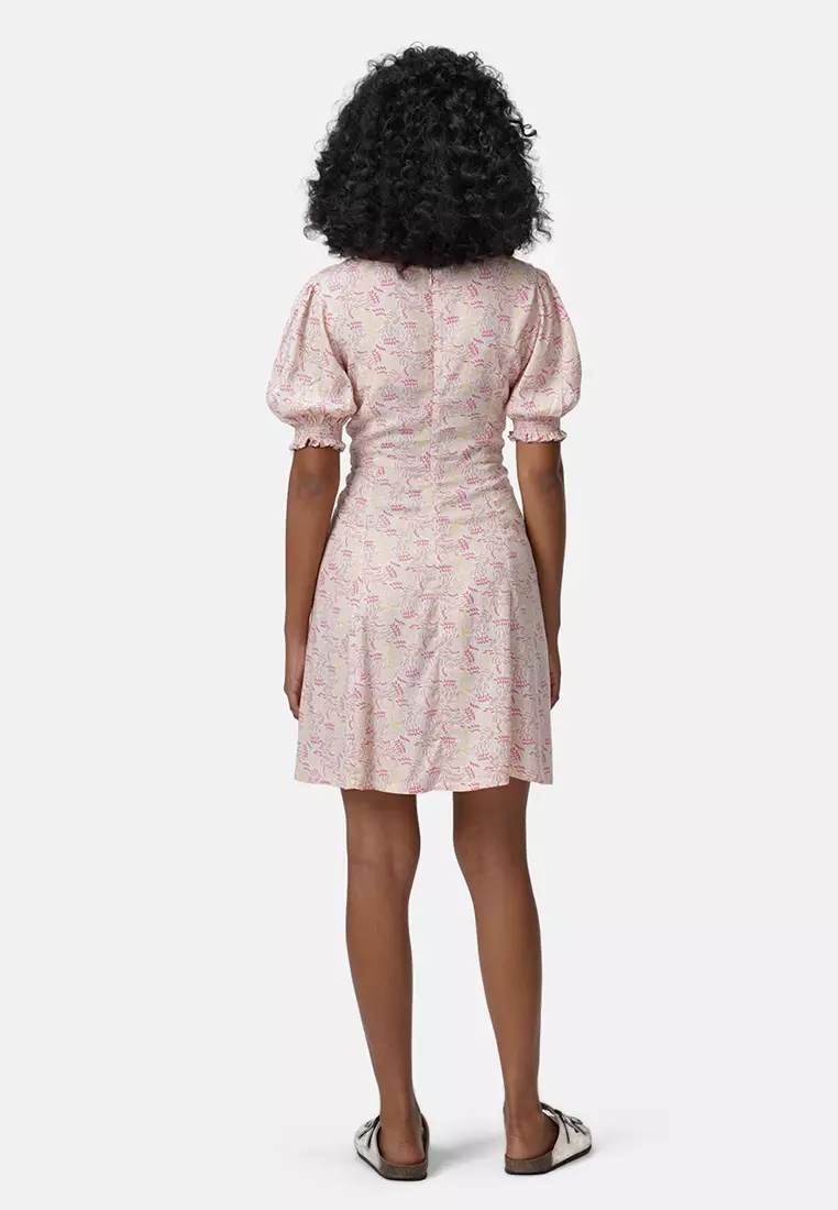 Confetti Print Short Dress
