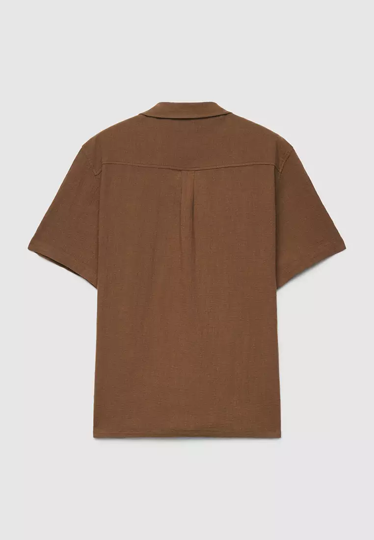 Men's Plain Bowling Shirt
