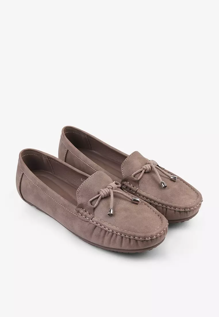 Sepatu Bustong Mules Slip on Wanita L.Hiroko 02 Brown