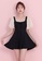 A-IN GIRLS black and beige Sweet Panelled Black One-Piece Swimsuit 51867USE89B745GS_5