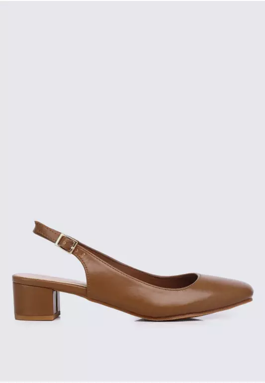 Palmer Comfy Heels In Brown