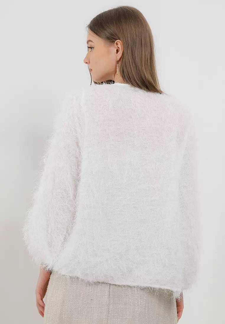 Diane Sleeve Fur Blouse